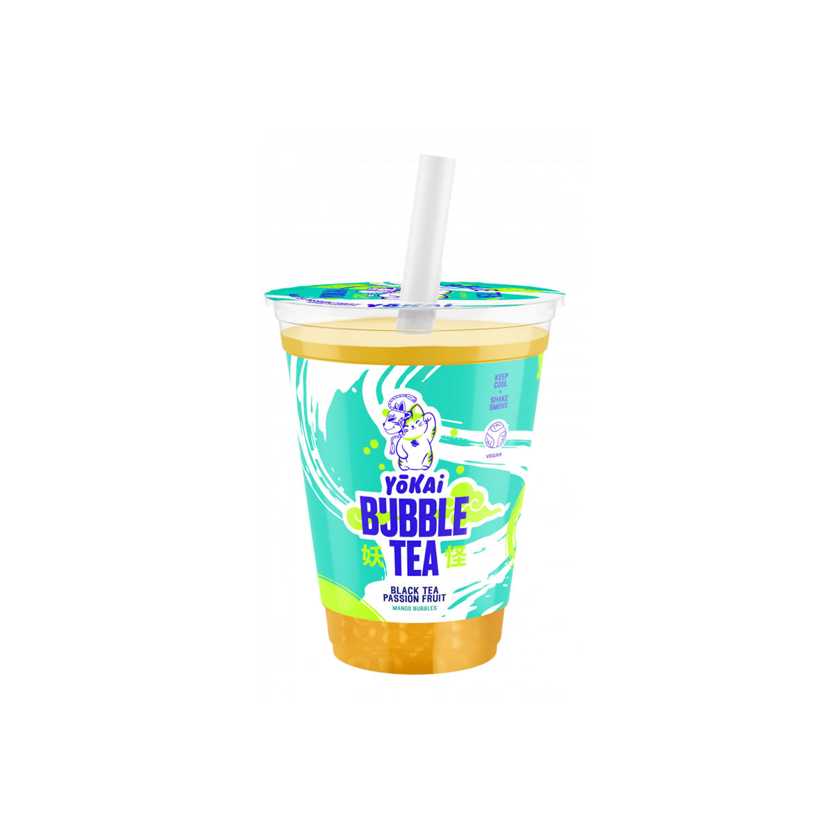 Bubble Tea - Black Tea Passion Fruit